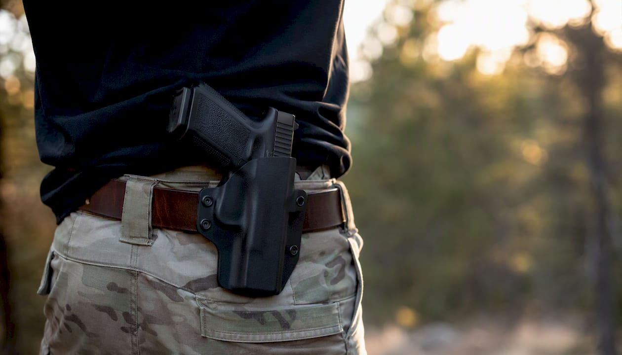 OWB gun holster carry on belt