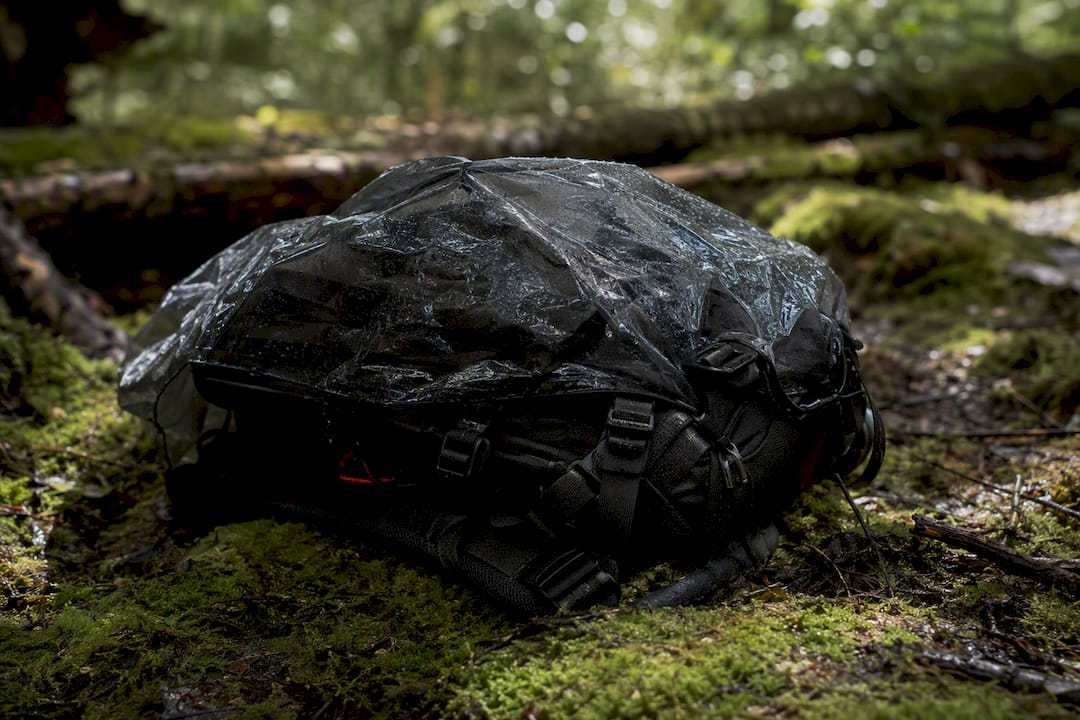 Waterproof tactical pack with rain cover