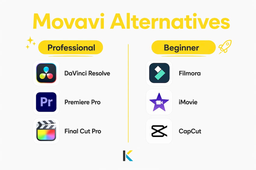 Infographic comparing professional and beginner video editors