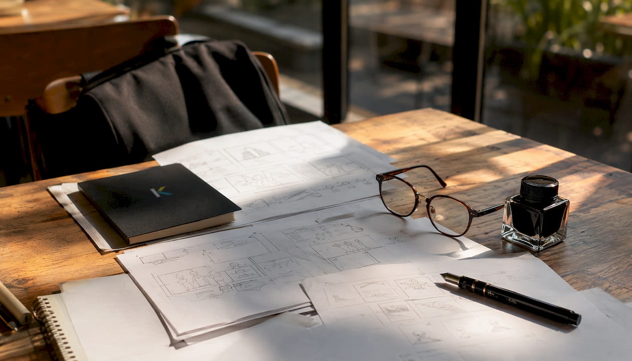 Handwritten video editing workflow papers
