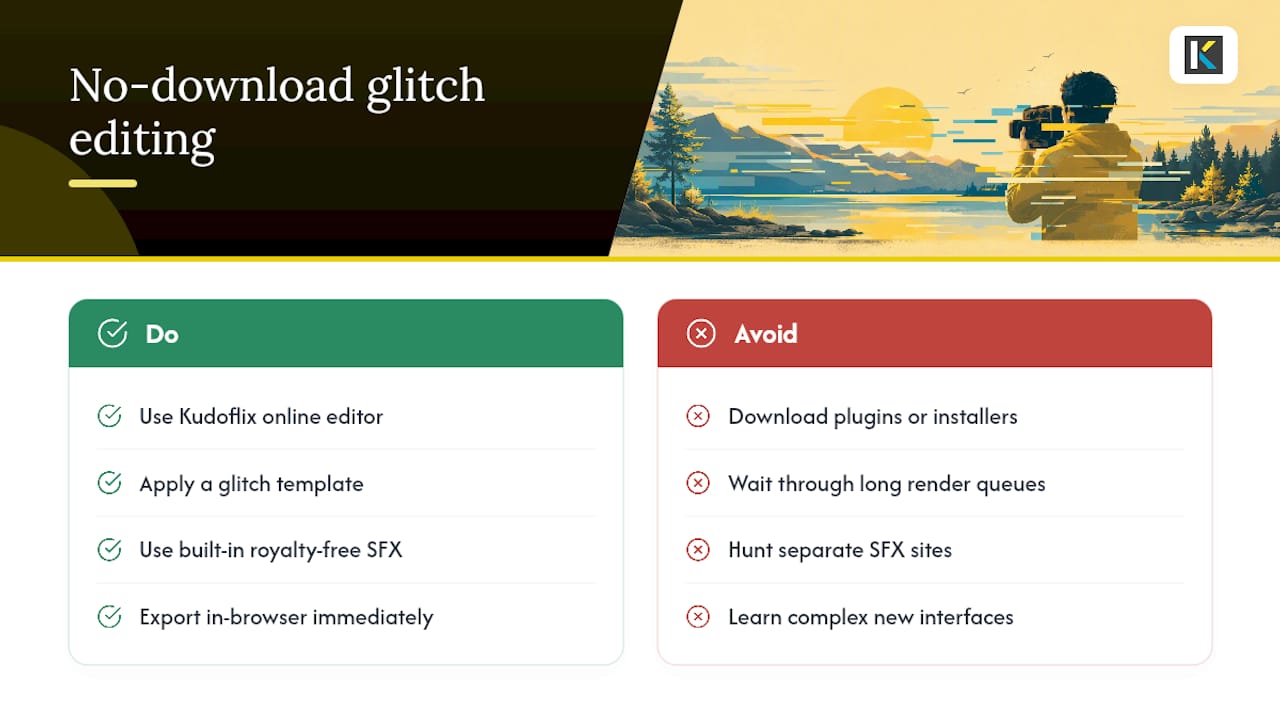 Try the No-Download Route for Your Next Glitch Edit — overview diagram