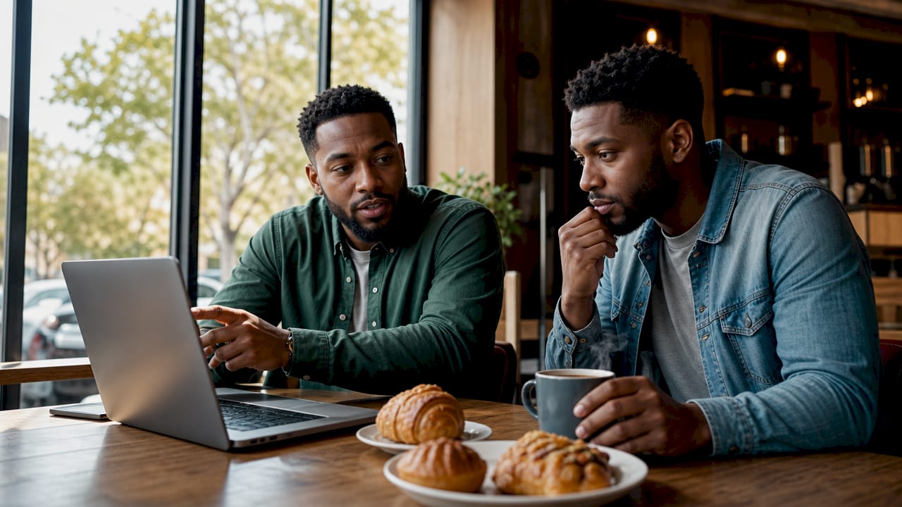 Two men discussing full value protection