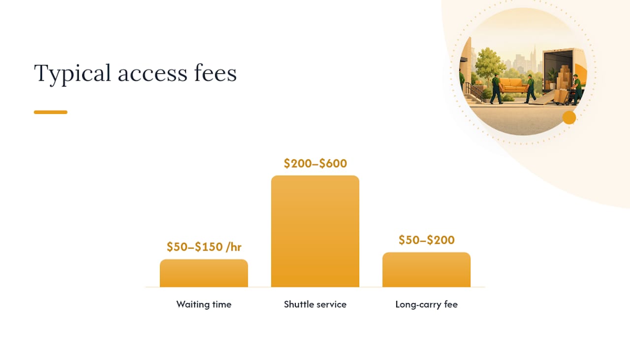 Diagram of wait time triggers with associated fees