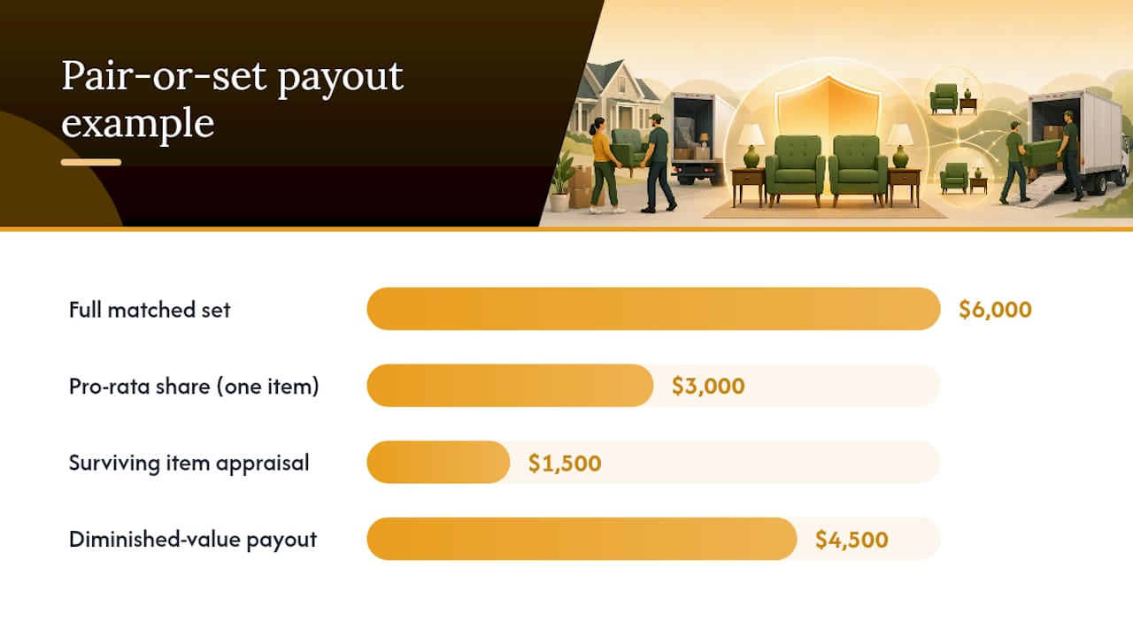 How Insurers Calculate the Payout: A Worked Example — overview diagram