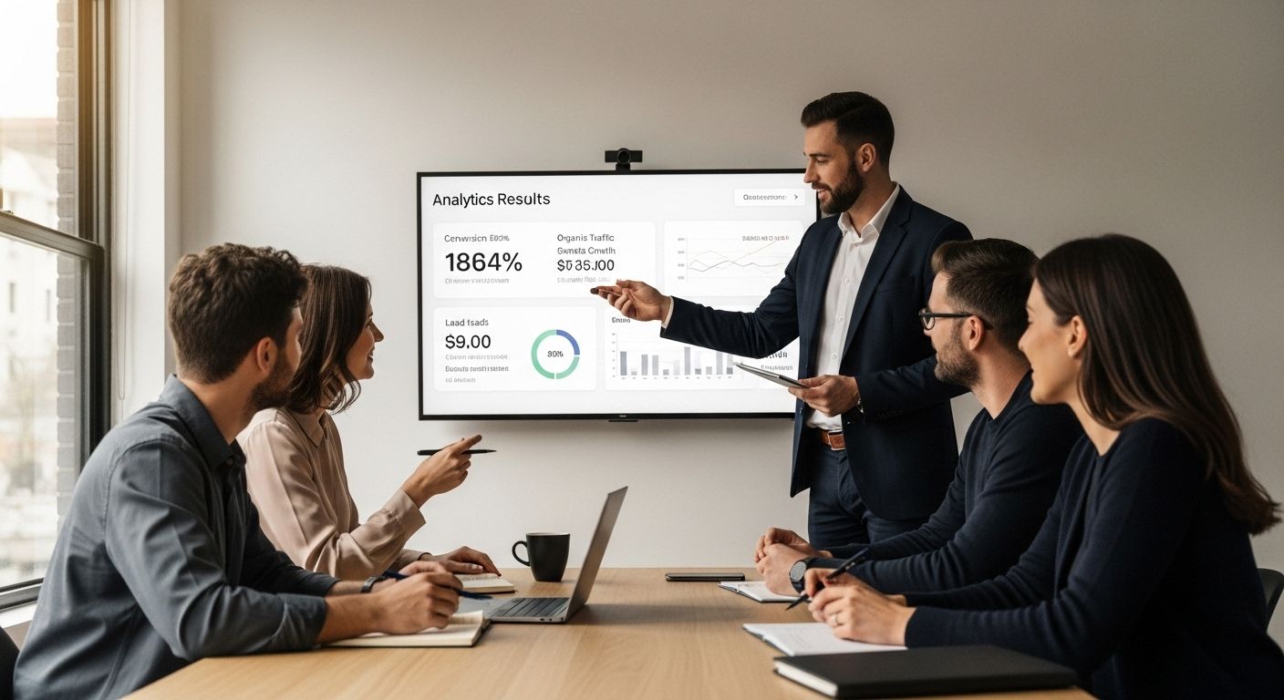 inbound marketing results, team analytics, conversion metrics