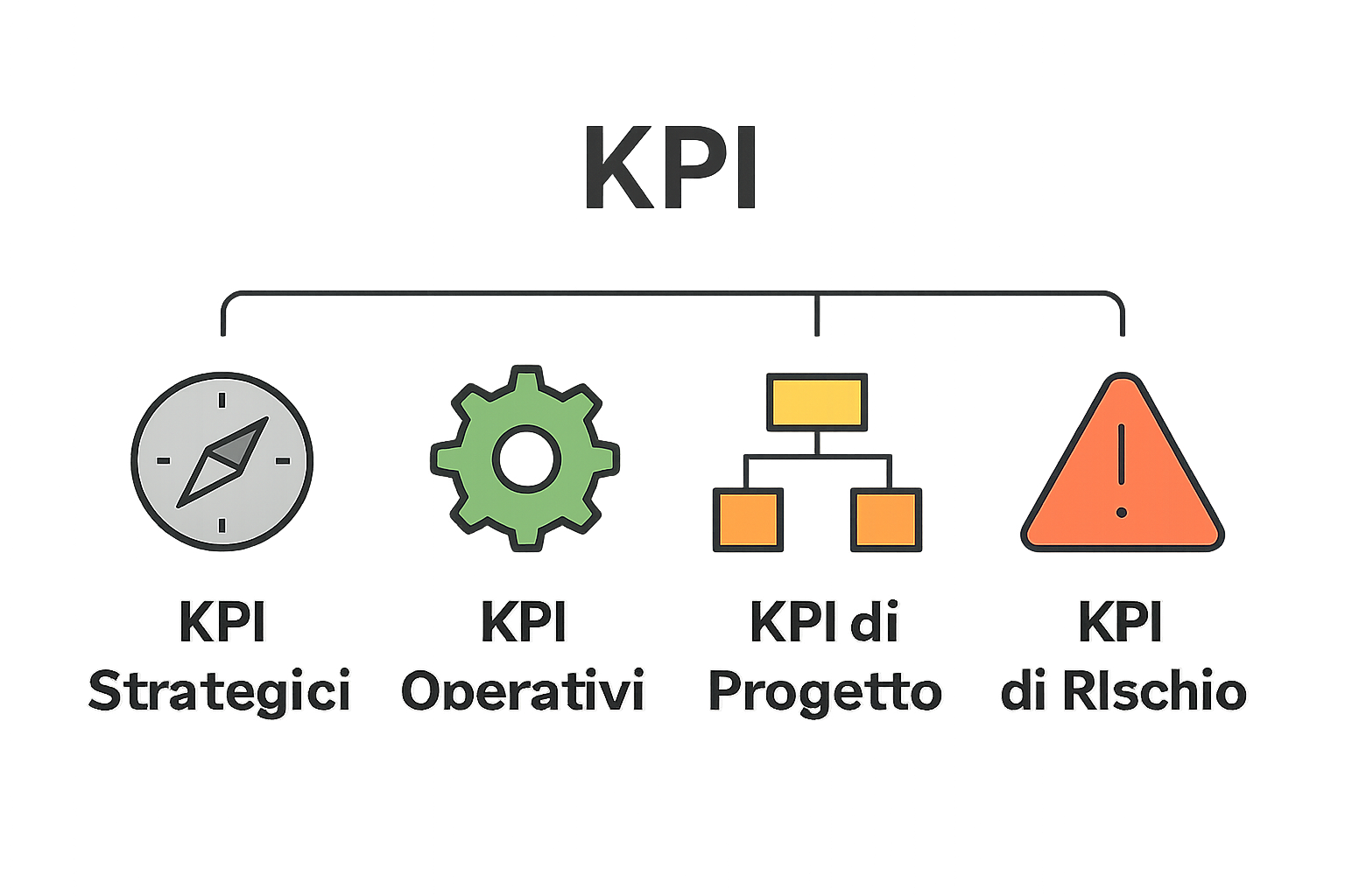 Infografica categorie principali KPI