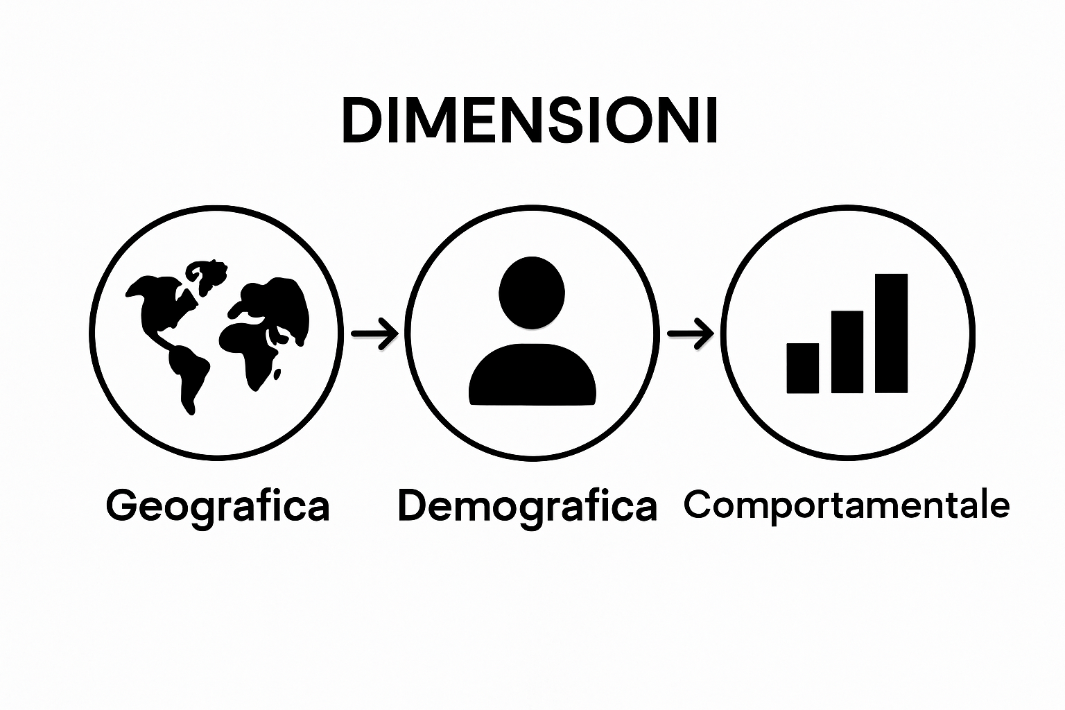 Infografica categorie segmentazione mercato PMI