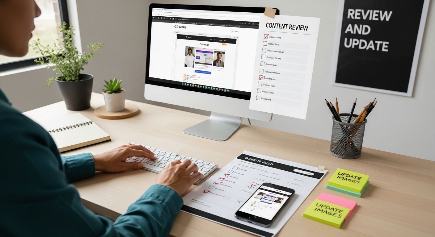 website content update