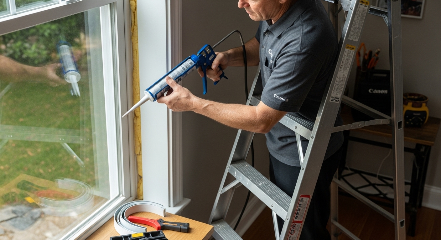 energy save window sealing