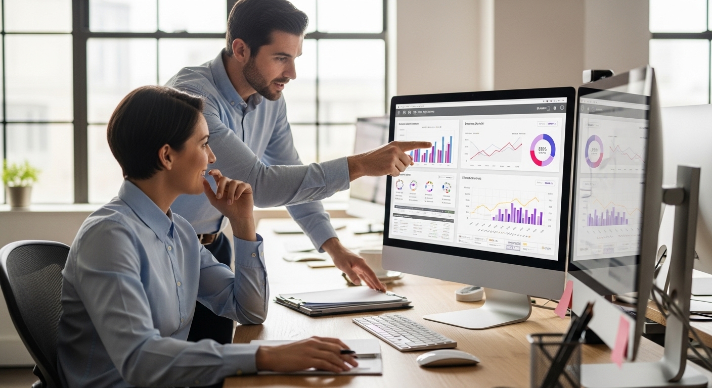 finance automation office teamwork