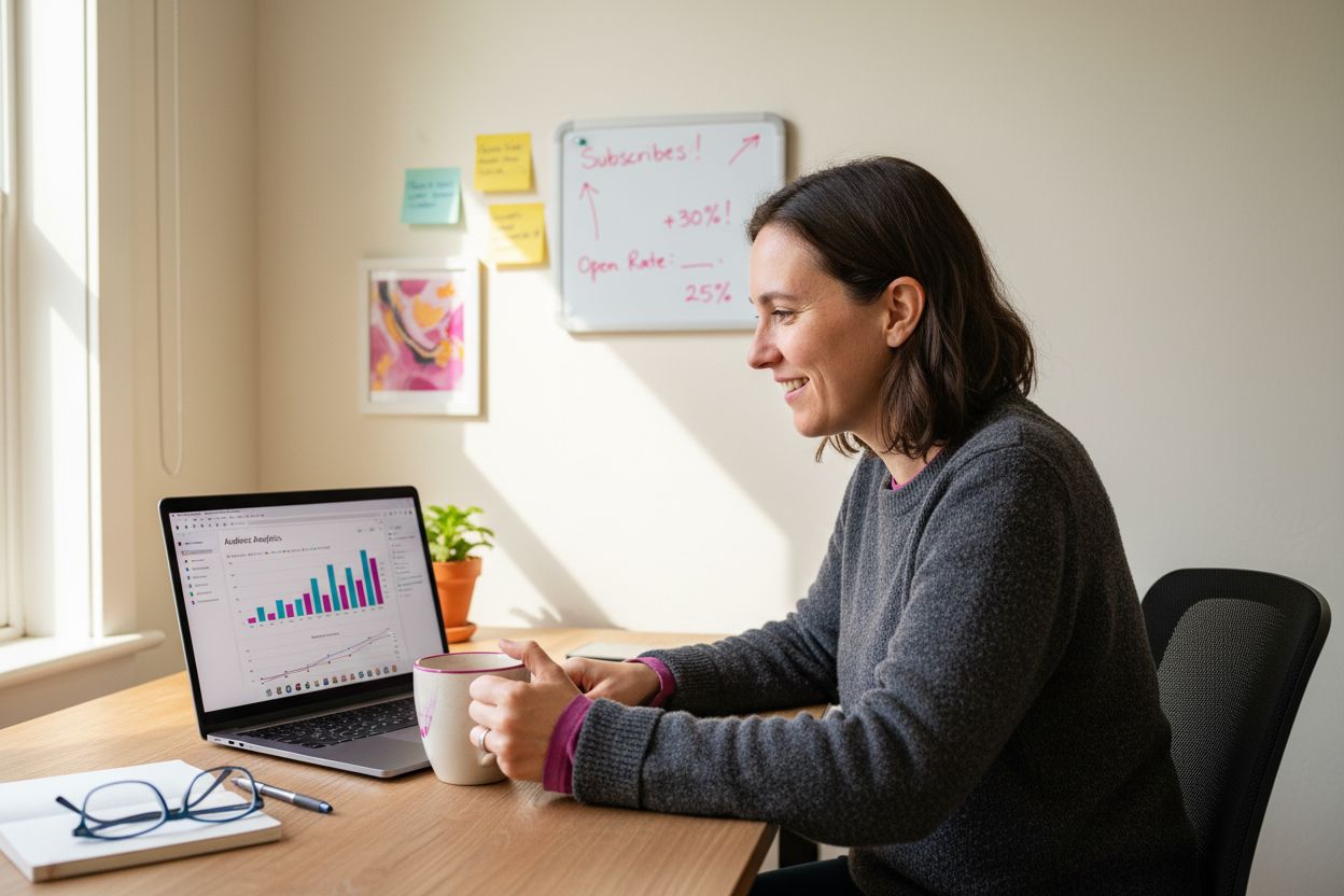 newsletter analytics home office