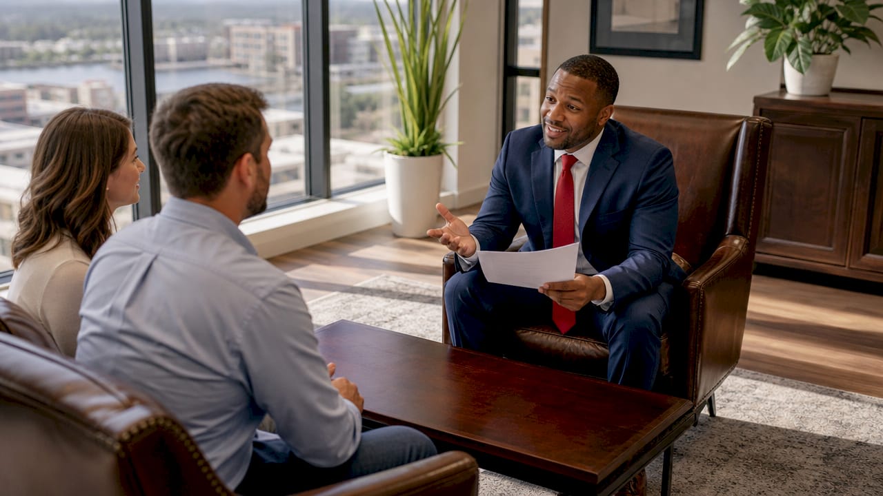 What Is a Personal Injury Claim? Your Complete Guide Lawyer explaining personal injury claim to clients