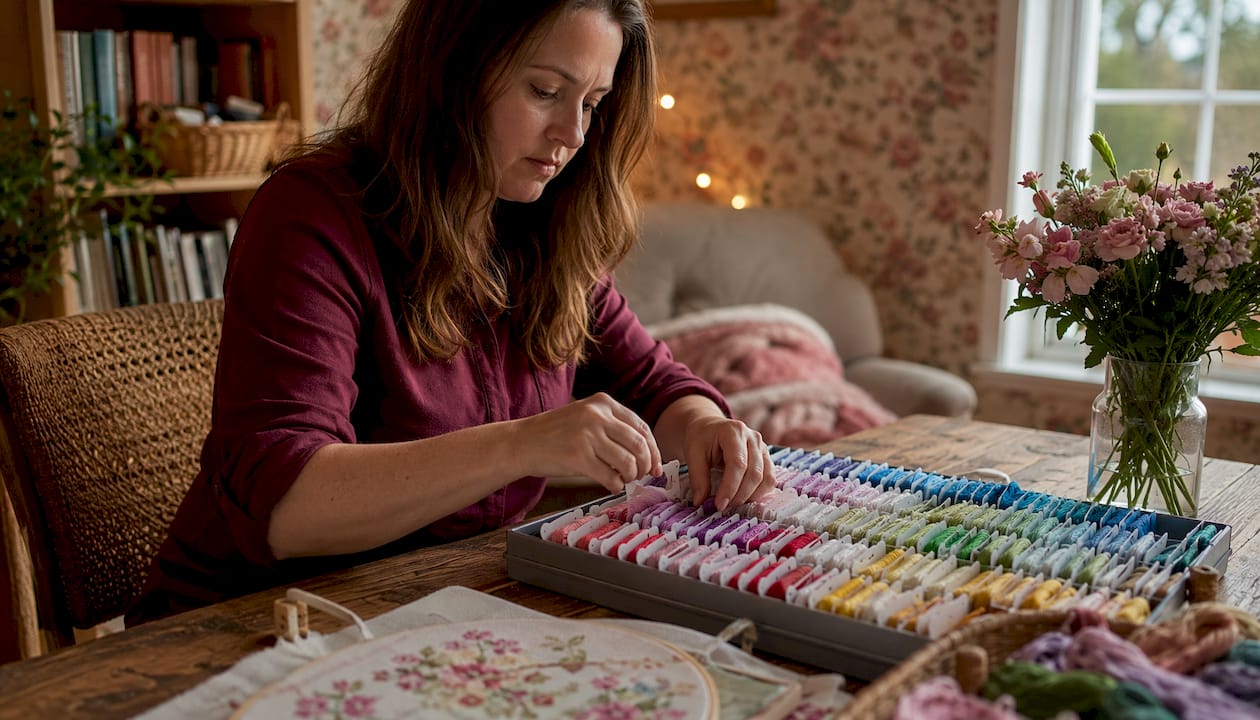 How to Organize Your Cross Stitch Thread Collection