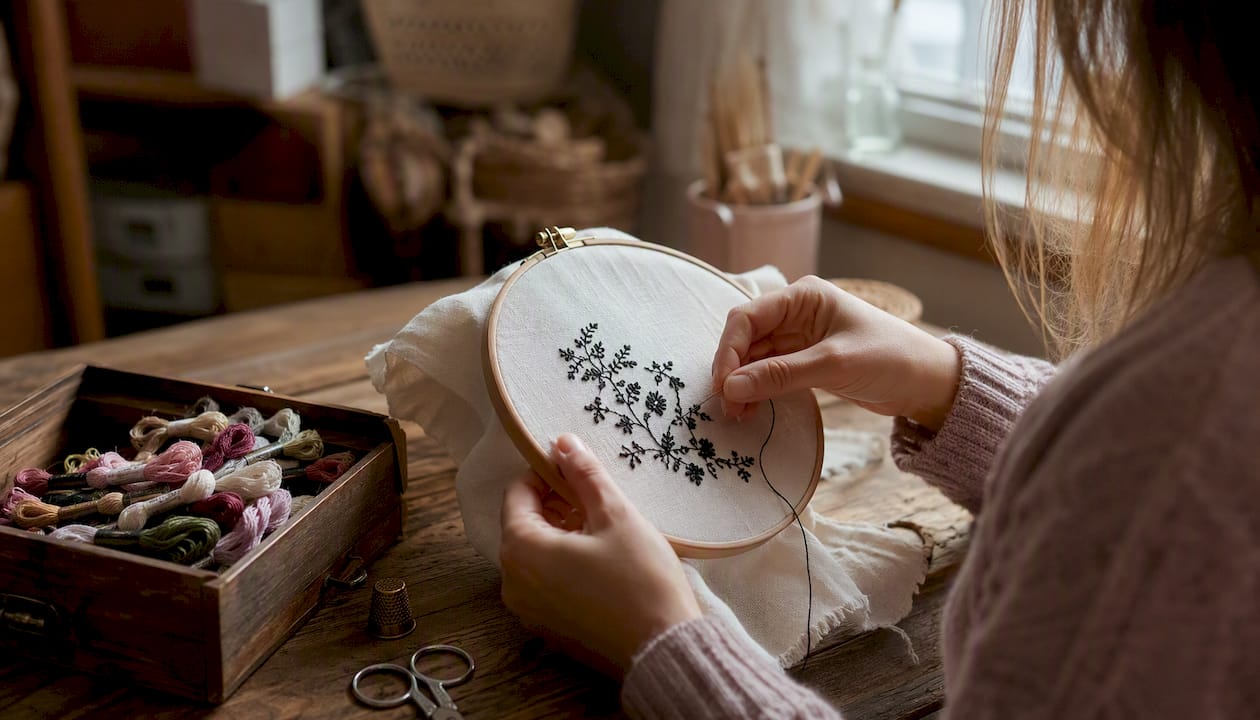 Blackwork Embroidery: History, Stitches, and How to Start