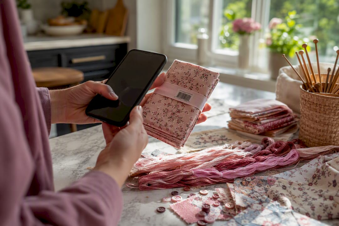 Scan Fabric Barcodes Faster for Stitchers: Phone Scans and QR Labels