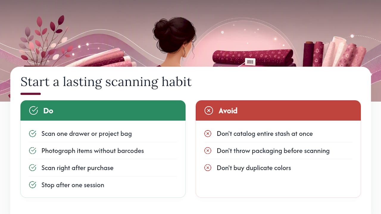 Starting a Scanning Habit That Actually Sticks — overview diagram