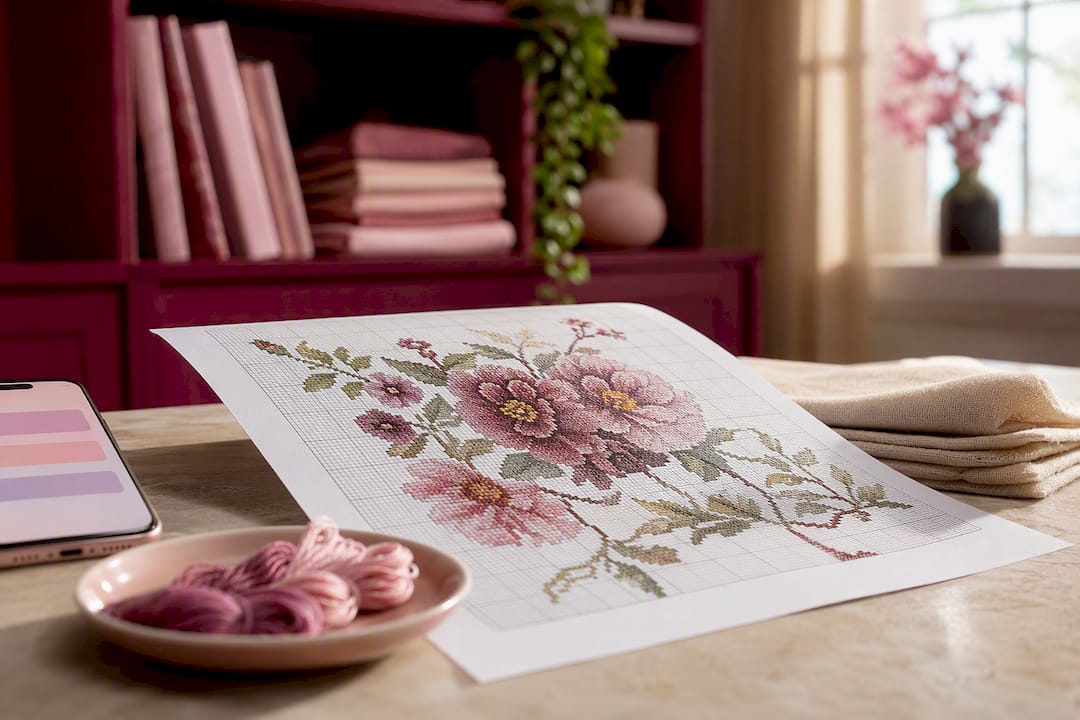 Cross Stitchers: Import Pattern Photos and Match Threads in 55 Brands