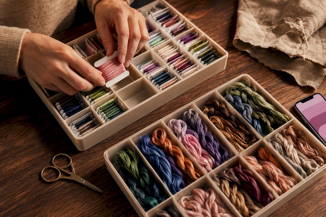 Finish Your Embroidery Stash Audit in 90 Minutes With Bobbins and an App