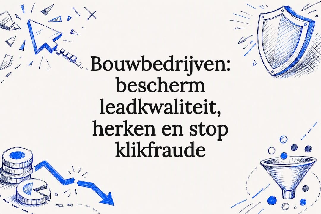Titelkaart met schild en gefilterde kliksignalen
