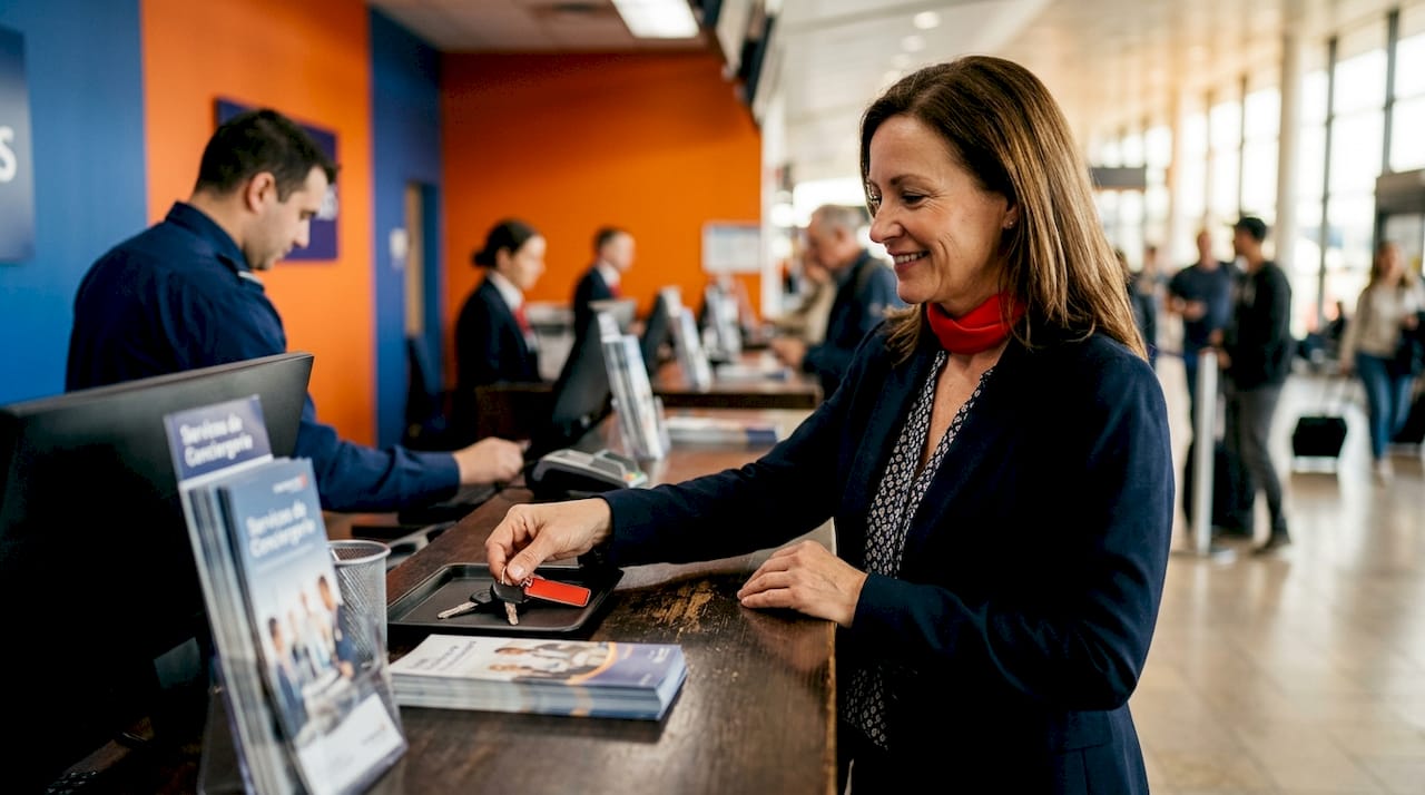 Remise des clés dans le cadre de la gestion locative par conciergerie