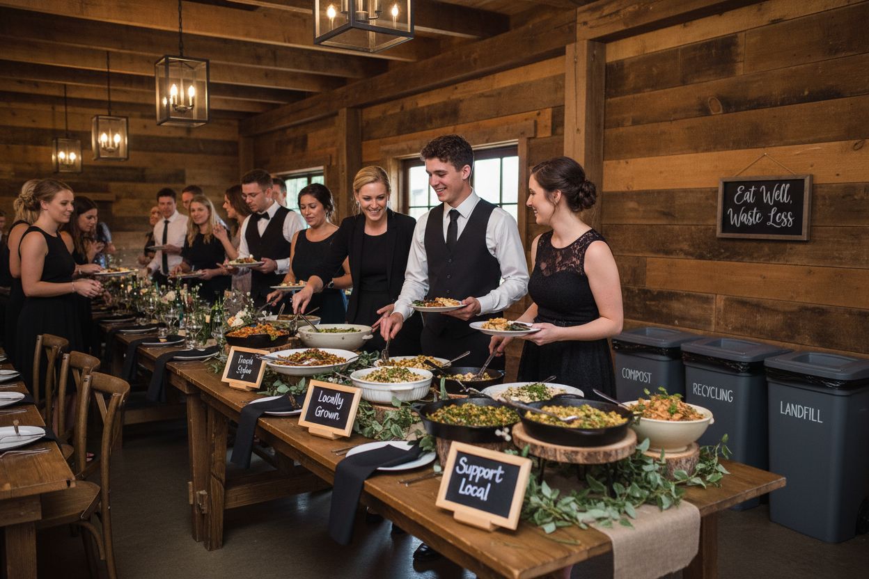 local food sustainable wedding