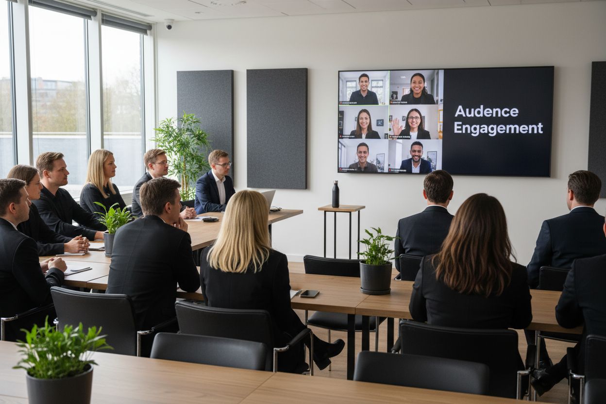 hybrid event interactive audience