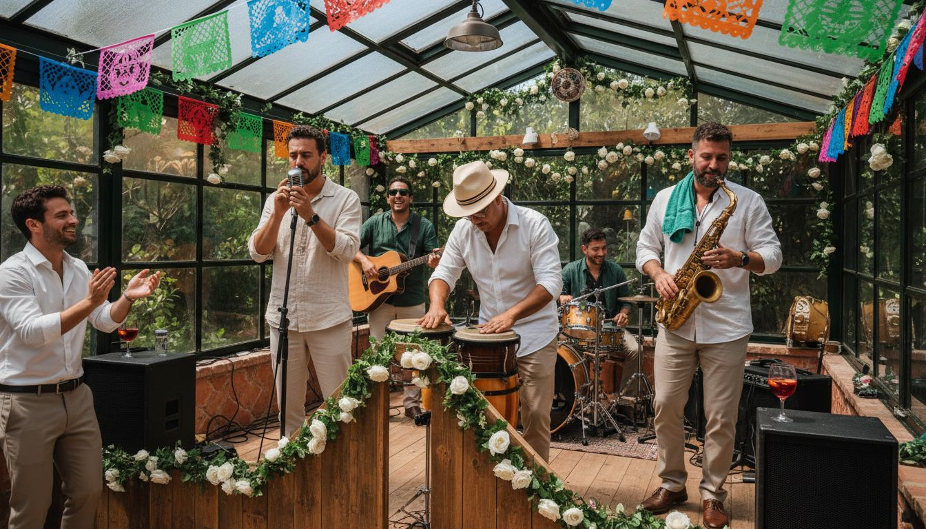 Trendiest Wedding Music 2025: What Couples Are Choosing 1 Latin wedding band performs lively set