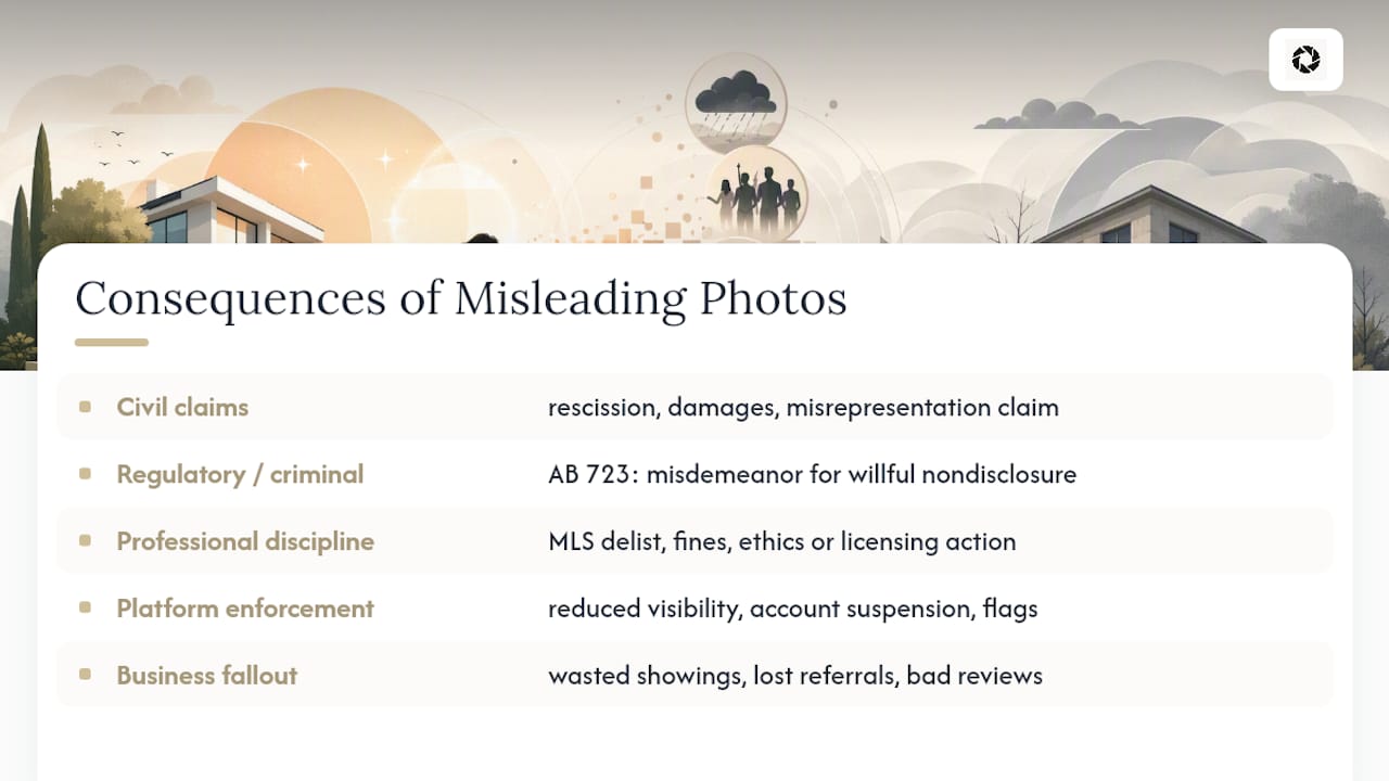 What Happens When Images Mislead Buyers or Guests — overview diagram