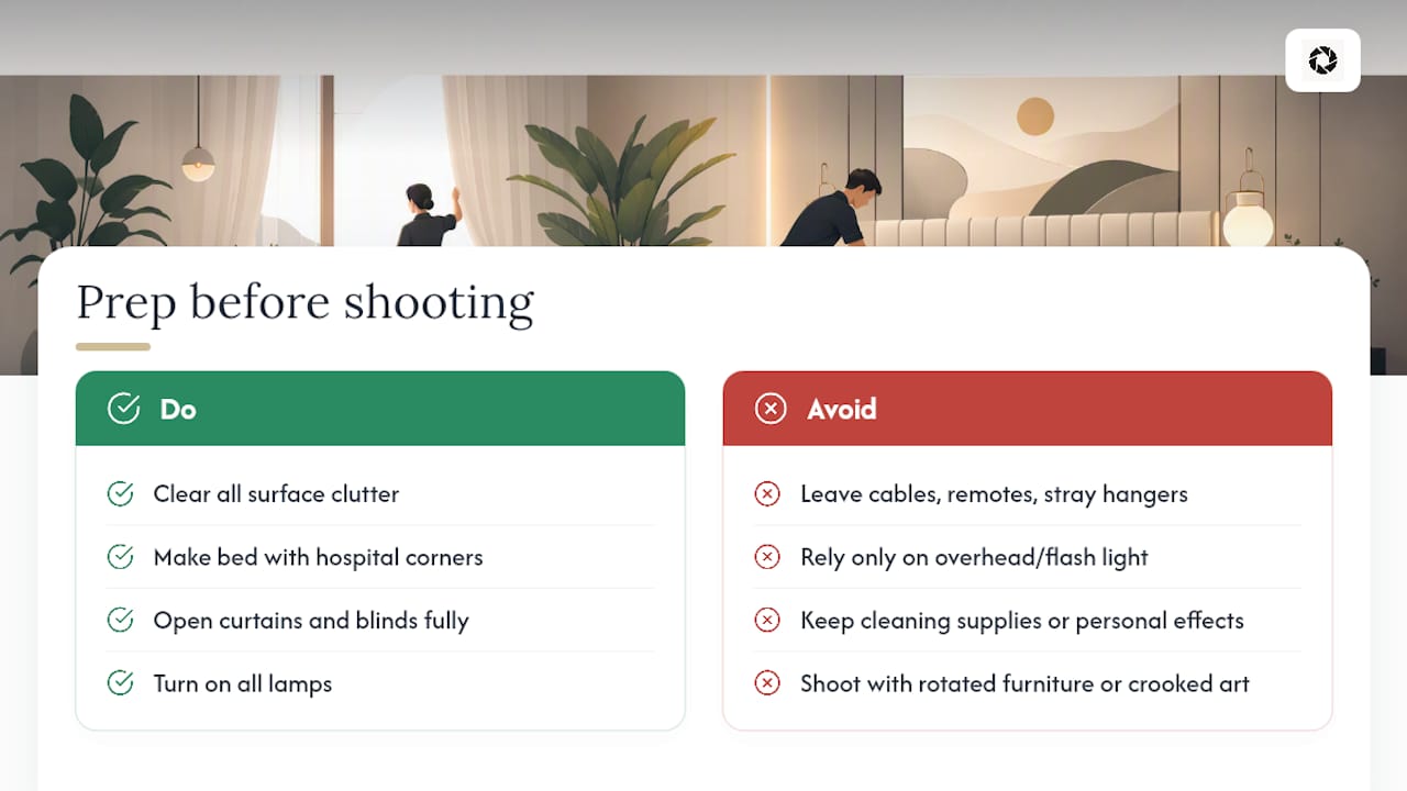 What Should You Do Before the Camera Comes Out? — overview diagram