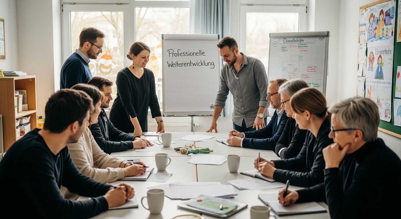 Kindergarten Team Zusammenarbeit
