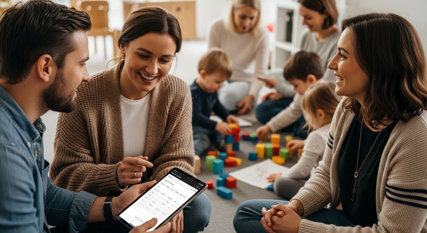 moderne Kita flexible Betreuung