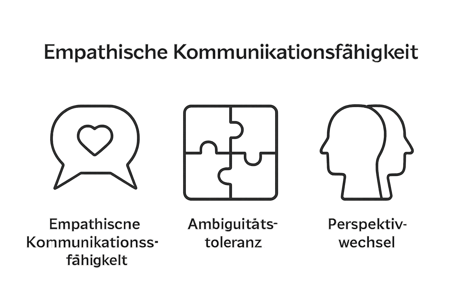 Visual icons for key aspects of intercultural competence