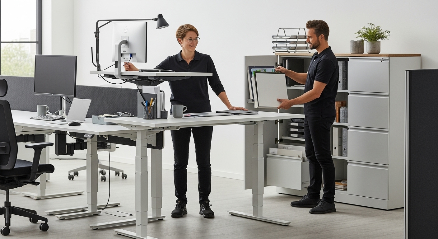 ergonomische Büroeinrichtung Auswahl
