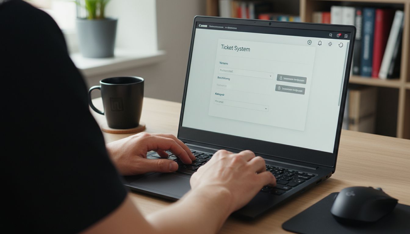 ticketsoftware Bedienoberfläche