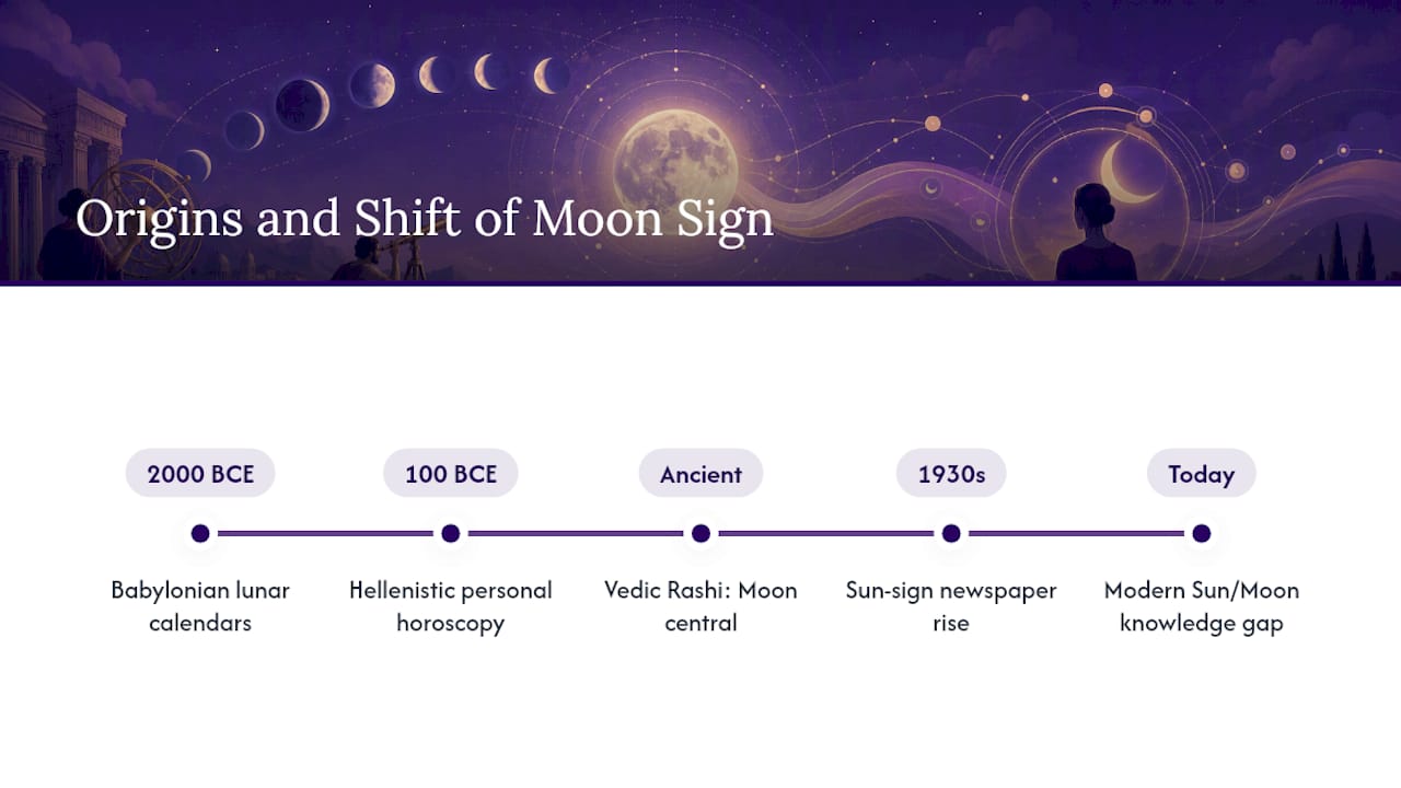 Where Did the Moon Sign Concept Come From? — overview diagram