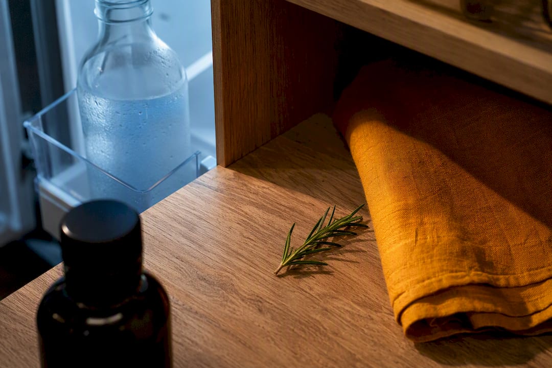 Botanical liquids stored away from heat