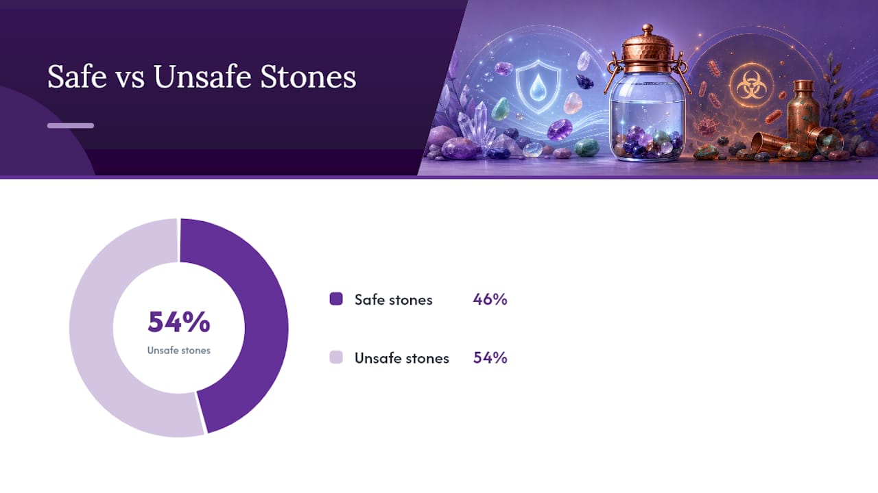 Which Crystals Are Safe in Water and Which Ones Aren't — overview diagram