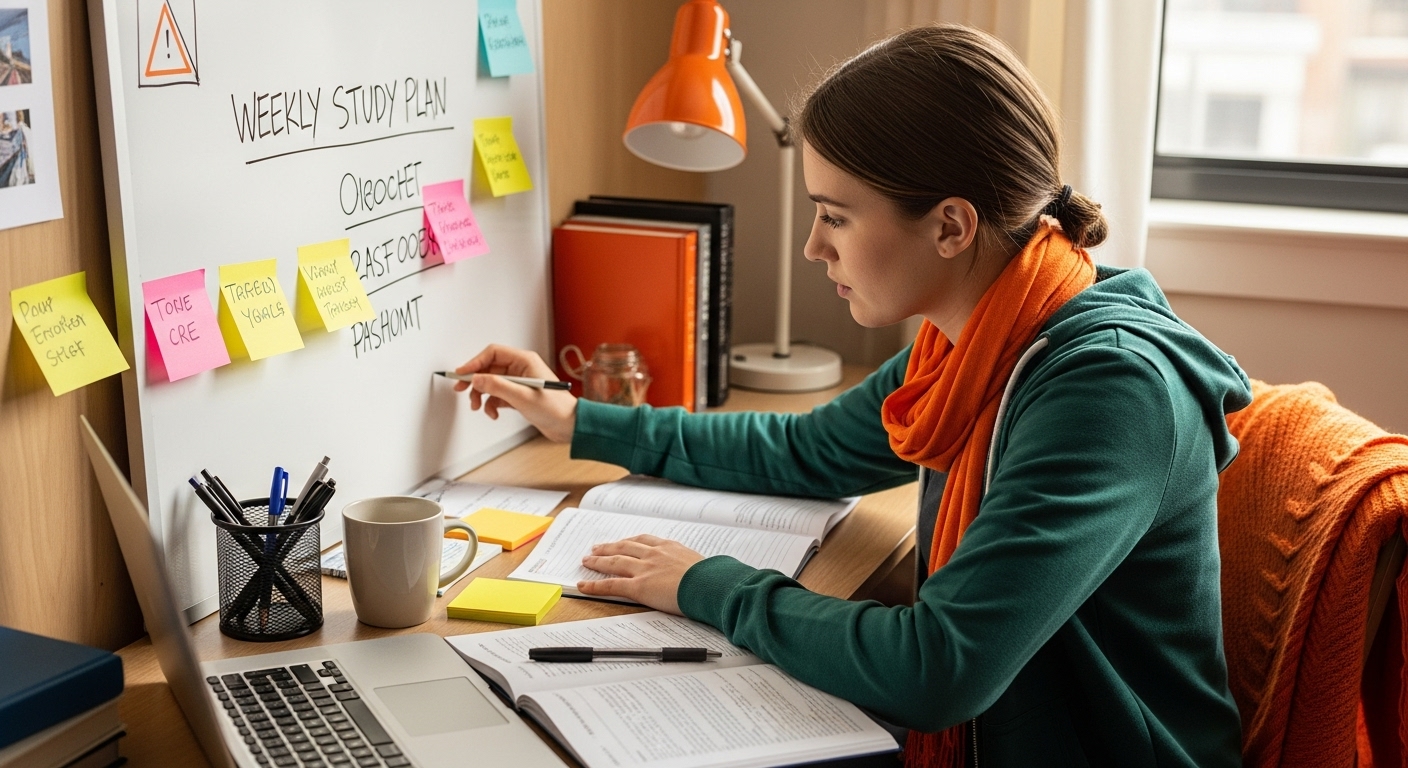 study schedule planning student