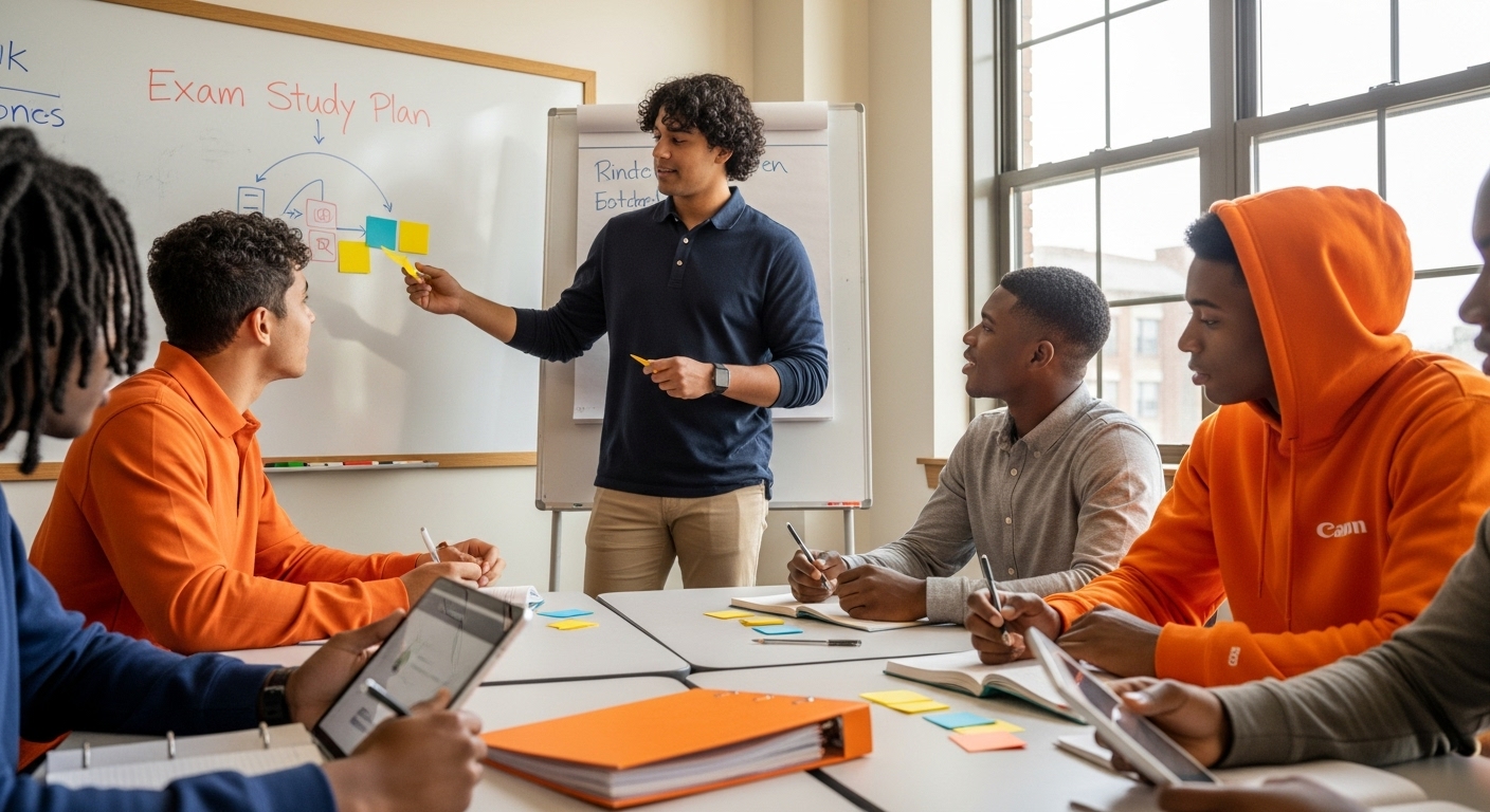 exam preparation group session
