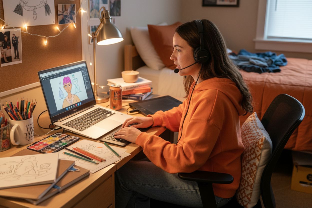 dorm side hustle, student freelancer