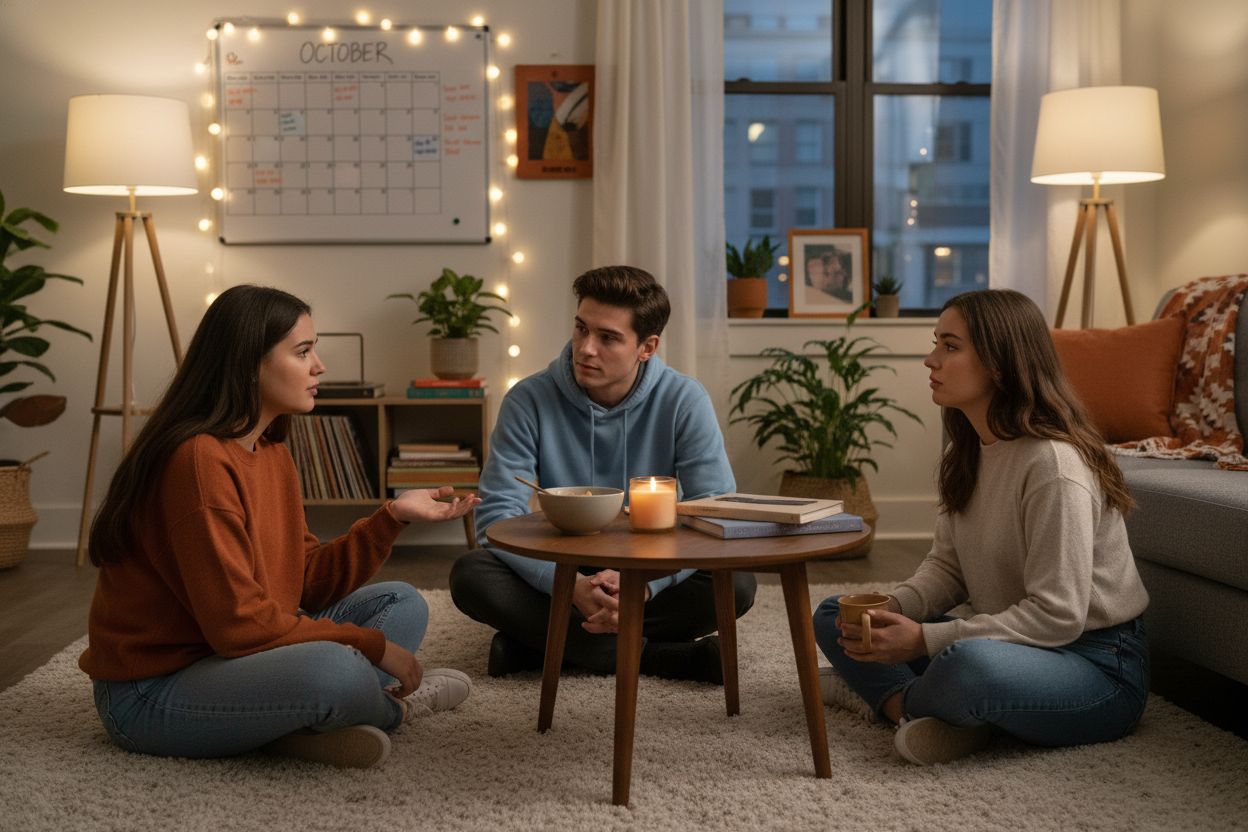 roommate discussion, conflict resolution