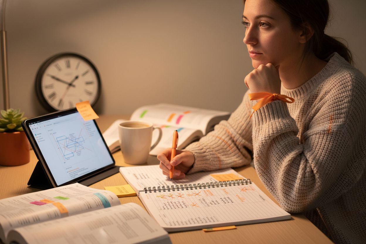 study planner checklist, progress tracking