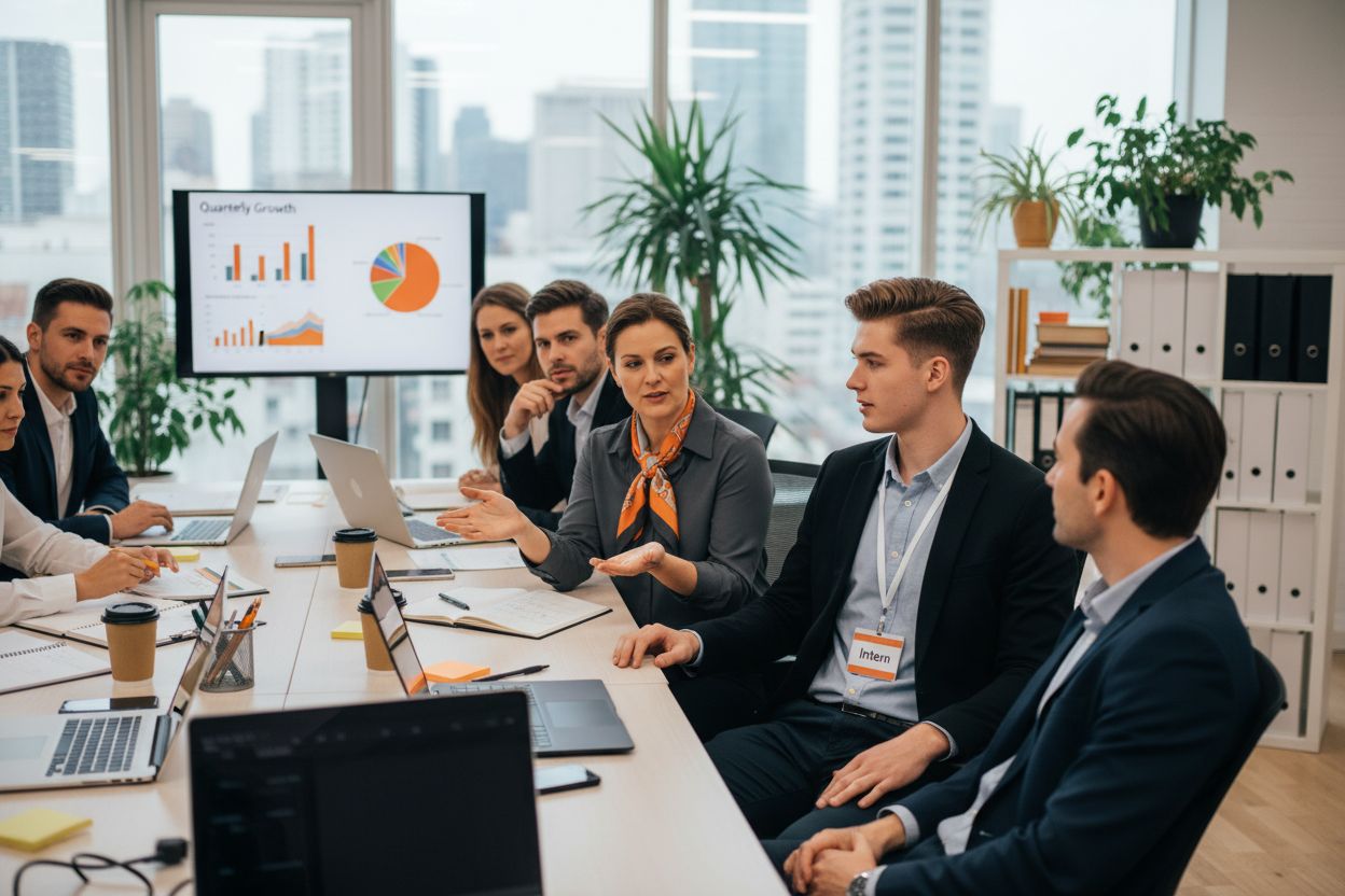 student internship business office