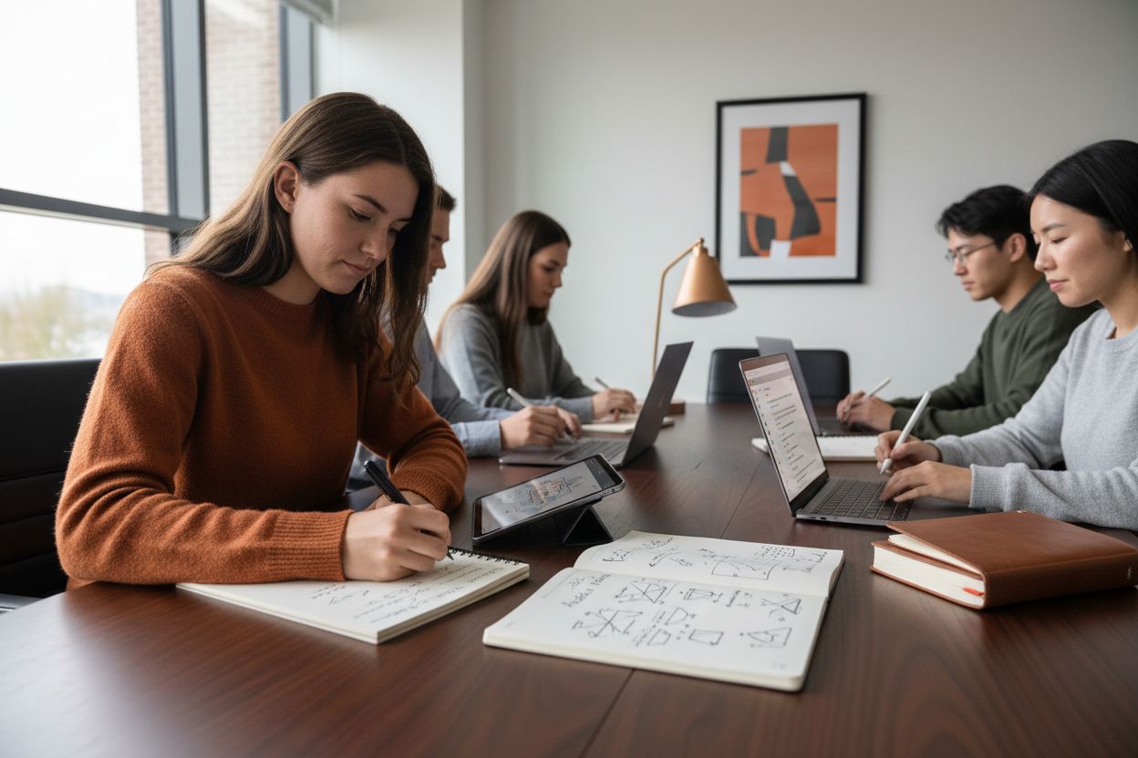 business meeting note taking