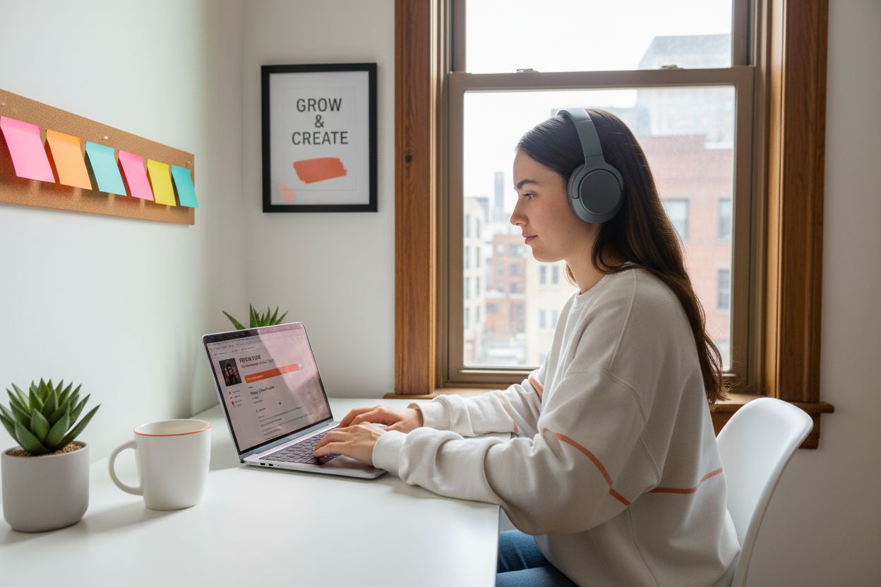 professional home study playlist headphones