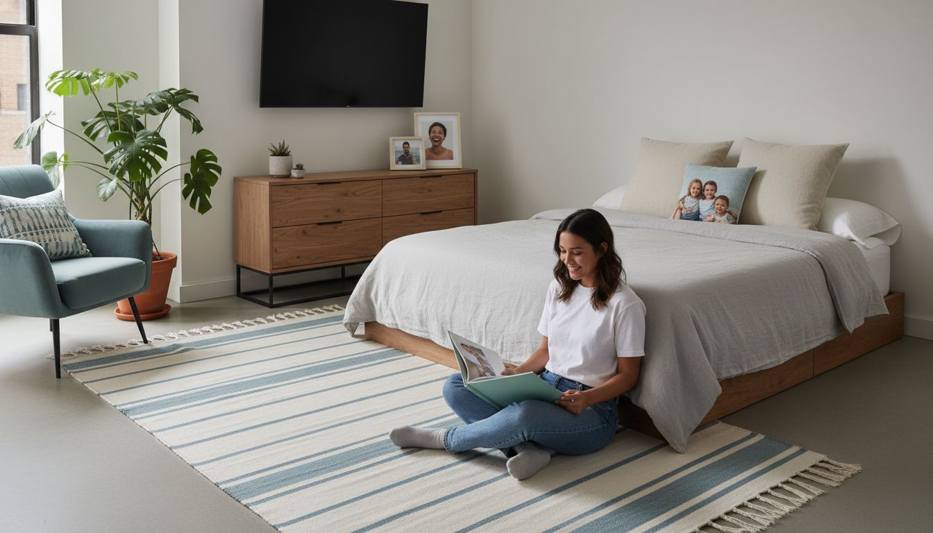 rearranged bedroom layout