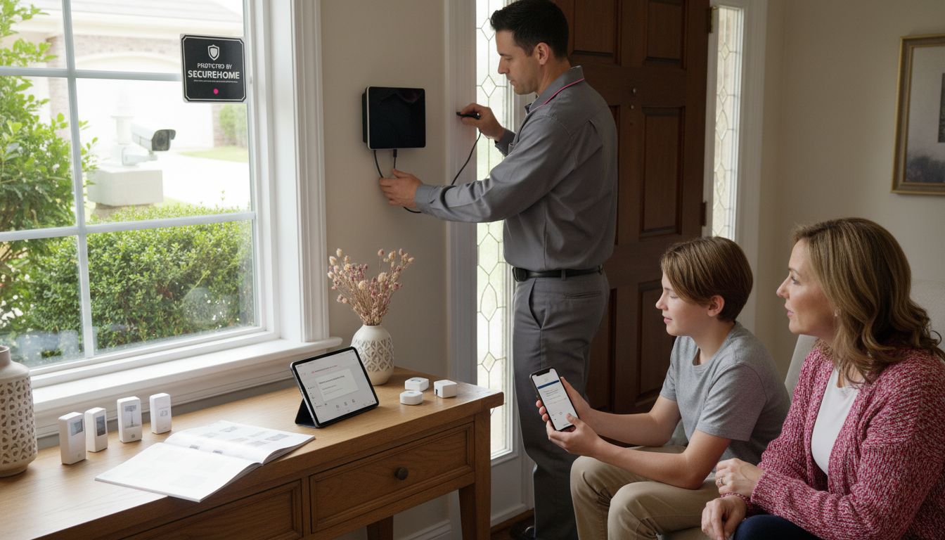 installing home security