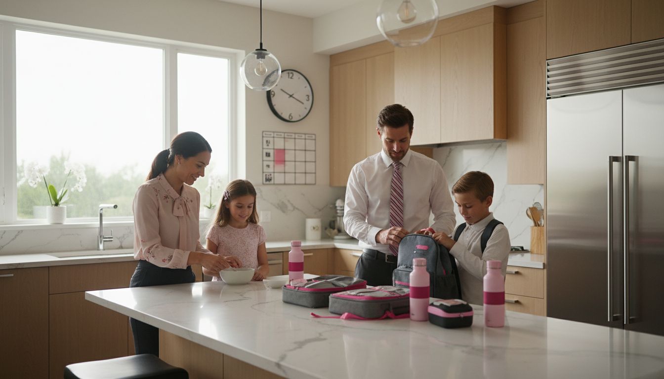 family morning routine