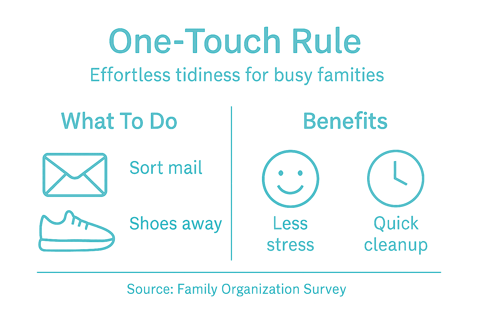 Infographic on One-Touch Rule basics and benefits