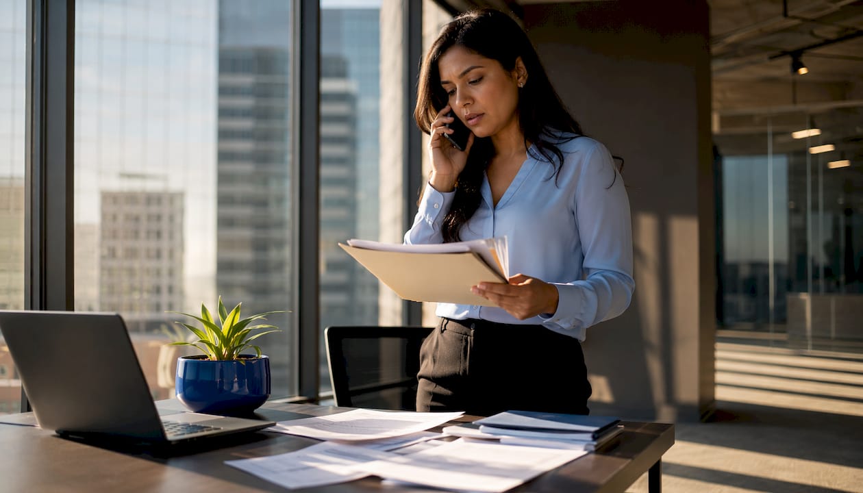 Employee reporting harassment by phone